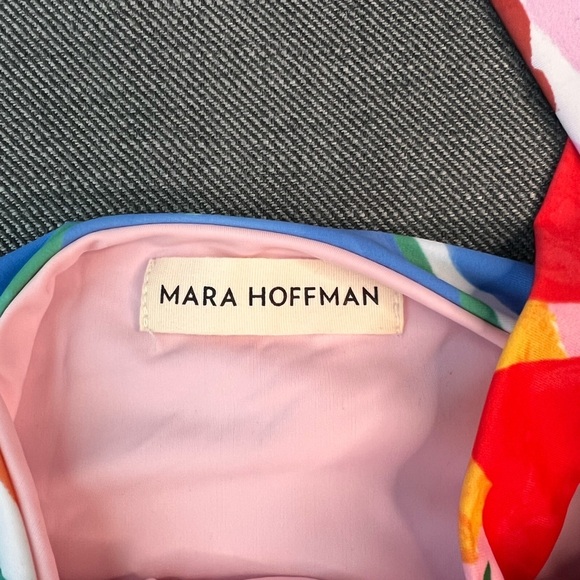Mara Hoffman Aya One-Piece Swimsuit – Size M, NWOT, floral, halter - Picture 6 of 7